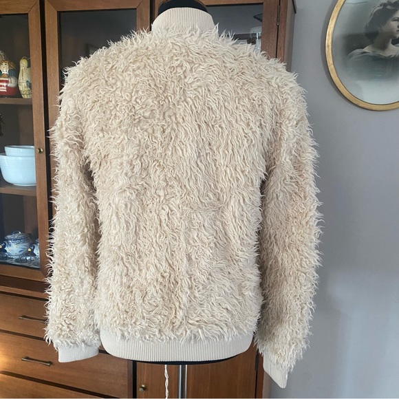 NWT Chaser Faux Fur Lamby Bomber Jacket - Picture 8 of 10